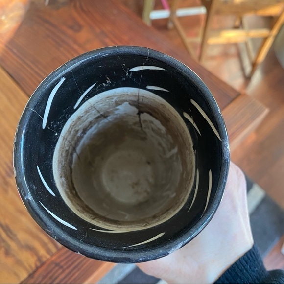 VTG Jude Odell Studio Pottery - 1990’s Ceramic Art Signed - two sided Face Vase - Picture 8 of 9